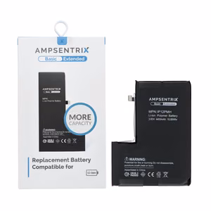AmpSentrix Basic baterija iPhone 12 Pro Max (liela ietilpība 4400 mAh)