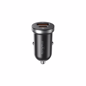 Maxlife MXCC-05 PD QC auto lādētājs 1x USB-C 1x USB 35W melns