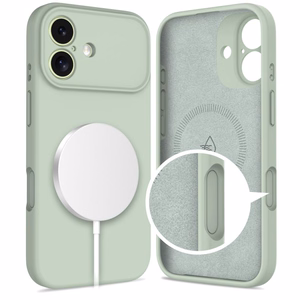 Tech-Protect silikona MagSafe maciņš iPhone 17 zaļš