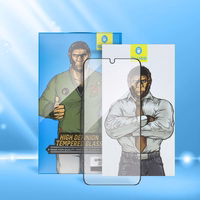 Aizsargstikls 5D Mr. Monkey Glass - Apple iPhone 17 melns (Stiprs HD)