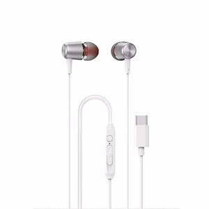 Dudao X1PROT ieliekamās vadu USB-C austiņas 1.2m - baltas