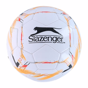 Slazenger futbola bumba, 5. izmērs, balta / oranža