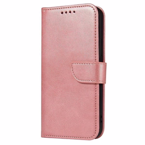 Magnet Case elegants viedtālruņa apvalks ar vāciņu un statīva funkciju Samsung Galaxy A73 rozā