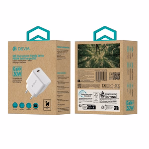Devia sienas lādētājs GRS EA457 GaN PD 30W 1x USB-C balts