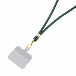 3mk EasyClip tālruņa aukliņa, tumši zaļa (zelta krāsas furnitūra)