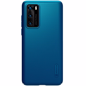 Nillkin Super Frosted Shield vāciņš ierīcei Huawei P40, pāva zils