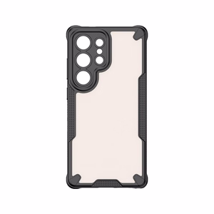 Defender Matēts maciņš for Samsung Galaxy S25 Ultra melns