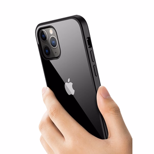 Crong Clear Cover vāciņš ierīcei iPhone 12 Pro Max, melns