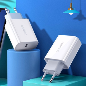 Ugreen USB lādētājs Power Delivery 3.0 Quick Charge 4.0+ 20W 3A balts (60450)