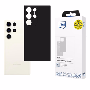 3mk Matt maciņš priekš Samsung Galaxy S23 Ultra, melns