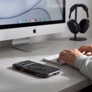 Tech-Protect MagAir Stand MagSafe CC  iPhone 18 Pro Max / 17 Pro Max vāciņš, matēti melns