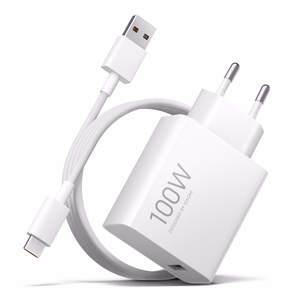 Sienas lādētājs Xiaomi MY-19-ER, 100W, 6.1A, 1 x USB-A, ar USB-C kabeli, balts BHR095VEU