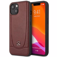 Mercedes MEHCP14MARMRE iPhone 14 Plus 6.7 "sarkans / sarkans cietais apvalks ādas Urban Bengale