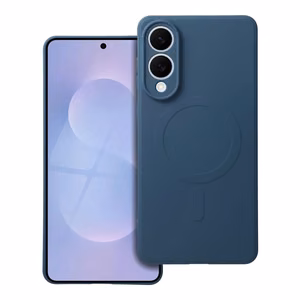 SILICONE MAG COVER viedtālruņa apvalks saderīgs ar Magnētisko SAMSUNG S25 Edge zila