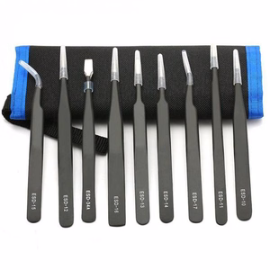 UF-TOOLS - ESD-9 Pincetes komplekts (9 gab.)