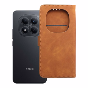 Книжка-чехол для Xiaomi Redmi Note 15 Pro 5G Tender Book коричневый