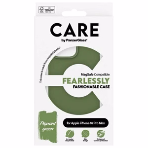 CARE by PanzerGlass modes magnētiskais viedtālruņa apvalks iPhone 16 Pro Max - zaļš