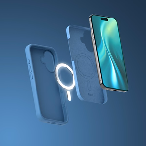Etteri Silikona Mag maciņš for iPhone 17 tumši zils