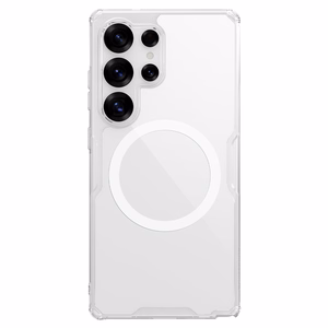 Nillkin Nature TPU Pro Magnētiskais viedtālruņa apvalks ar MagSafe Samsung Galaxy S25 Ultra - Balts