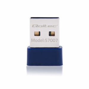 Qoltec 57007 bezvadu mini Bluetooth USB WiFi adapteris