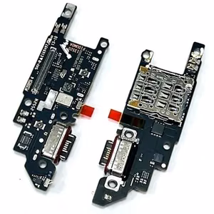 Elastīgais savienotājs Xiaomi Poco X8 Pro Max 5G ar uzlādes savienotāju un mikrofonu, SIM kartes kontaktu oriģināls (service pack)