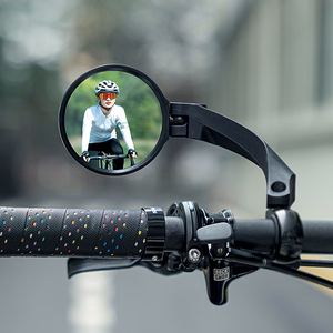 Rockbros 26210001003 kreisais velosipēda atpakaļskata spogulis - melns