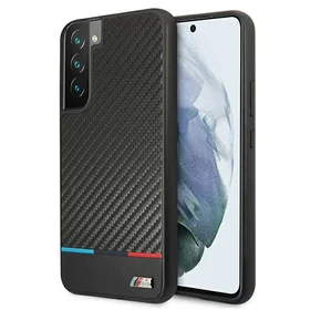 Viedtālruņa apvalks BMW M Collection Triangles Case Samsung Galaxy S22+ melns