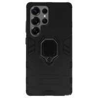 Ring Armor apvalks Samsung Galaxy S25 Ultra melns