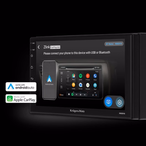Automašīnas radio Kruger&Matz KM2010 ar CarPlay/Android Auto