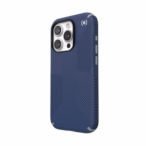 Speck Presidio2 Grip vāciņš ierīcei iPhone 15 Pro, “Coastal Blue / Dust Grey” krāsā