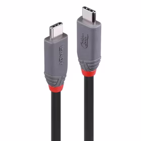 USB4 240W Type C kabelis 1.5m 40Gbps Anthra 36957 Lindy