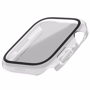 Uniq apvalks Nautic Apple Watch Series 7/8/9 45mm caurspīdīgs/balodis caurspīdīgs