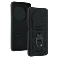 Slide Camera Armor viedtālruņa apvalks Xiaomi Redmi A4 melns