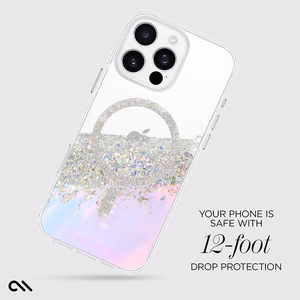 Case-Mate Karat MagSafe vāciņš ierīcei iPhone 16 Pro Max, hologrāfisks Soap Bubble