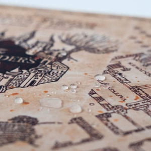 Harry Potter Marauder's Map XXL spēļu galda paklājs, 80 × 35 cm
