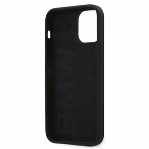BMW Silicone Signature чехол для iPhone 12 mini - чёрный