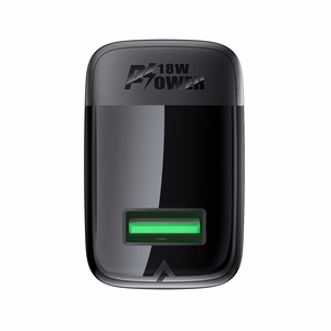 Acefast A90 lādētājs GaN USB-A QC 18W - melns