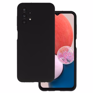 Silicone Lite melns viedtālruņa apvalksSamsung Galaxy A13 4G