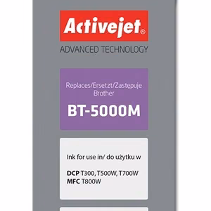 Activejet AB-5000M – magenta ink bottle, replaces Brother BT-5000M, 50 ml, Supreme, 5000 pages