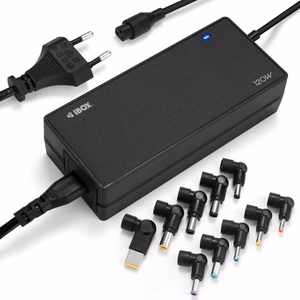 iBox IUZ120WA barošanas adapteris iekštelpu 120 W melns