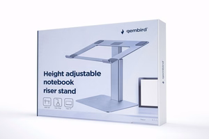 Gembird NBS-D1-02 klēpjdatora statīvs sudrabs 39.6 cm (15.6")