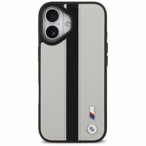 BMW M Perforētā Strīpas Logo Magnētiskais Viedtālruņa apvalks iPhone 17 - pelēks