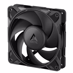 ARCTIC P12 PRO PWM PST High-Performance Fan, 4-pin, 120mm, melns
