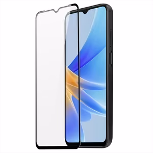 Dux Ducis 9D Закалённое стекло Oppo A17 9H закалённое стекло с чёрной рамкой