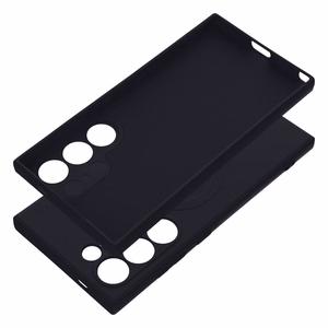 SILICONE MAG COVER viedtālruņa apvalks saderīgs ar MagSafe Samsung S24 Ultra melns