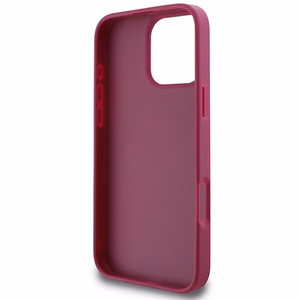 Guess Mirdzošs Uzraksts Liels 4G Viedtālruņa apvalks iPhone 16 Pro - violets