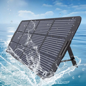 Choetech SC011 saules lādētājs 200W pārnēsājams saules panelis - melns