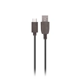 Maxlife kabelis USB - microUSB 1,0 m 2A melns