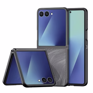 Dux Ducis Aimo viedtālruņa apvalks priekš Samsung Galaxy Z Flip7 - melns