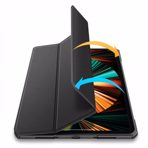 Telefona maciņš Dux Ducis Copa priekš Apple iPad Air 13 (2025) / Air 13 (2024) / iPad Pro 12.9 (2018 / 2020 / 2021 / 2022) melns